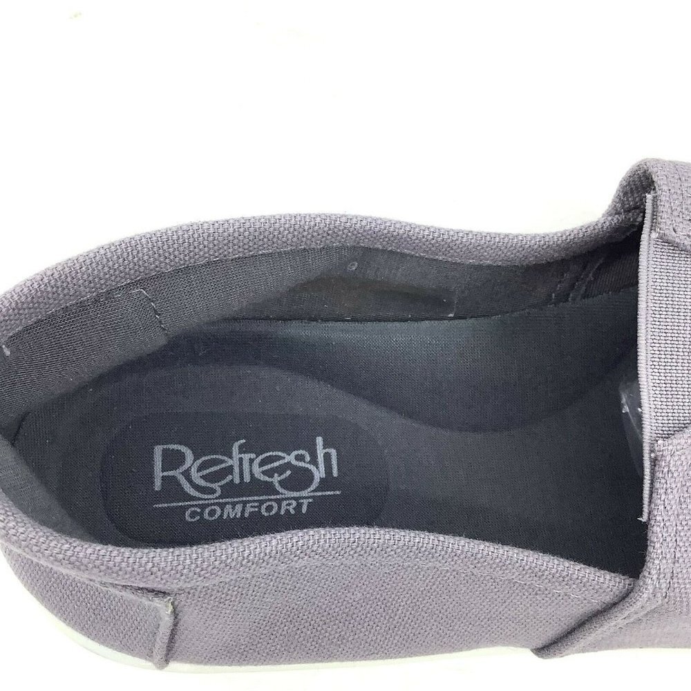 Refresh Comfort Women's Size 9 Jump-13 Sneakers Low Top Slip On Shoes Gray NEW - Picture 3 of 5